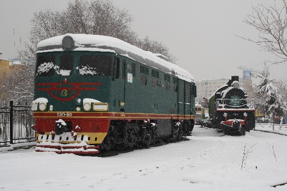 T3 n 60 befindet sich auch im verscheiten Eisenbahnmuseum Taschkent