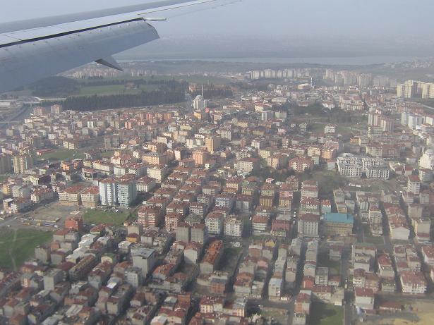Der Anflug auf Istanbul