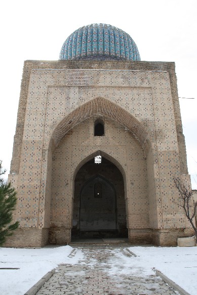 Die Bibi Khanum Mosque von innen