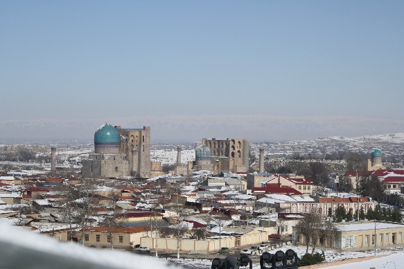 Blick auf Samarkand