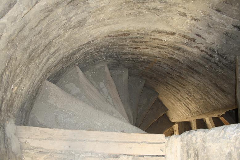 Die Treppe zum Dach