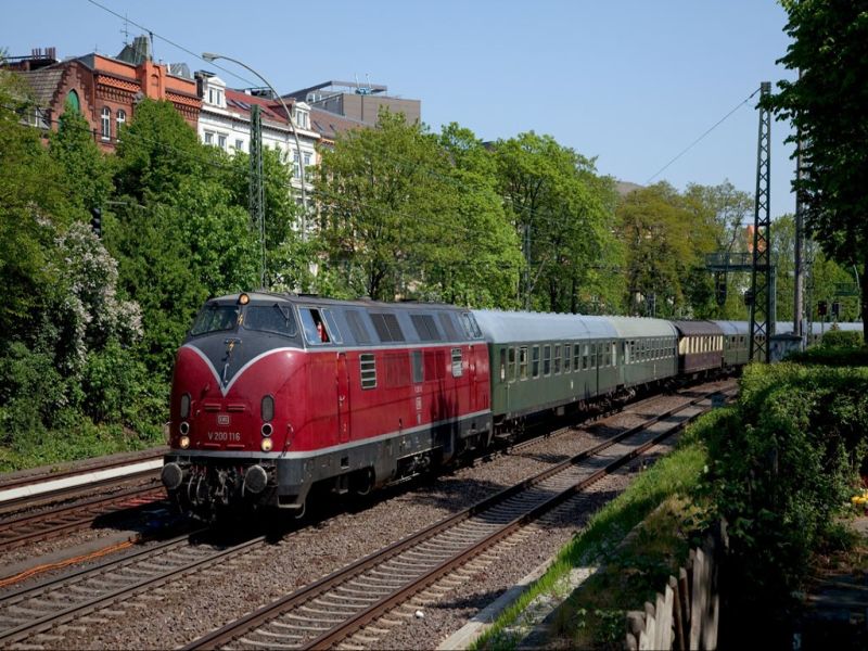Ab in die Abstellung nach Hamburg Langenfelde
