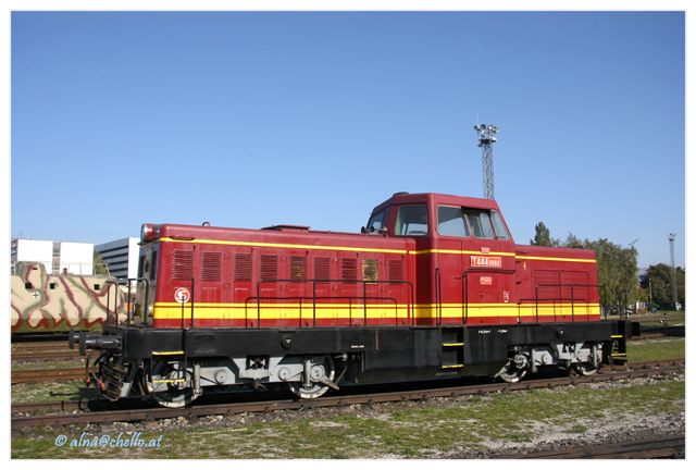 T 444.0060 im Museum von Bratislava Vychod "die hatte den Kosenamen
<br />"Karkulka", wörtlich Rotkäppchen.