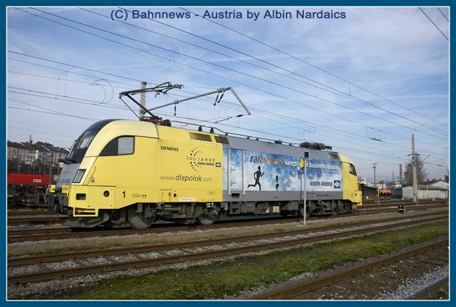 die 182.582 fuhr gerade in die TR