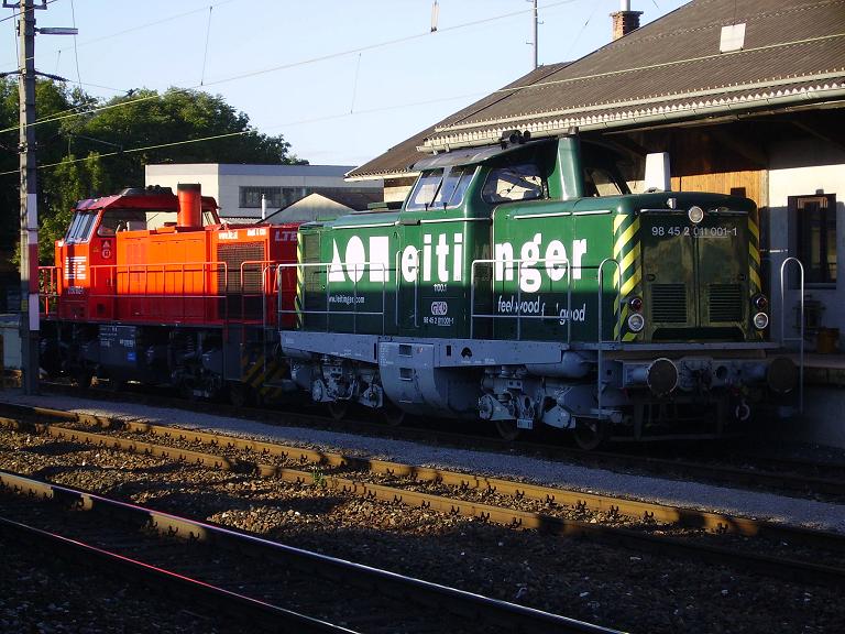 GKB 1100 steht in Wien Liesing am 15.08.2006.