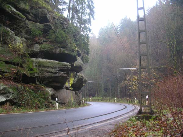 Ein schöner Platz für ein Streckenfoto.