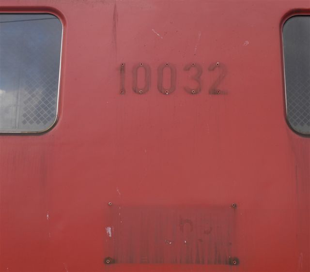 Die ex SBB 10032 ohne Ziffern
