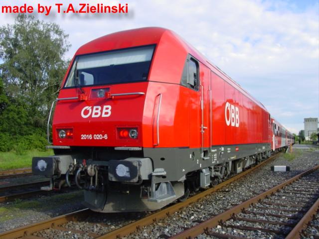 BR 2016 020-6 mit Radlerzug in Bad Radgersburg