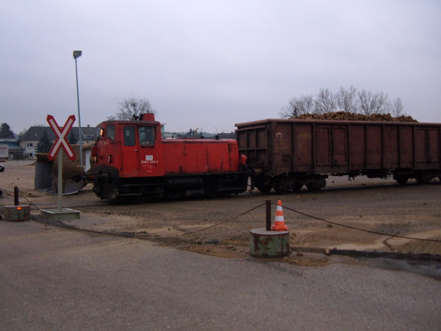 Verschubdiesel beim Abziehen
