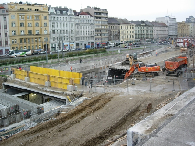 Dieser Blick ist nur möglich, weil der Kran auf den Südbahnhof gefallen ist....