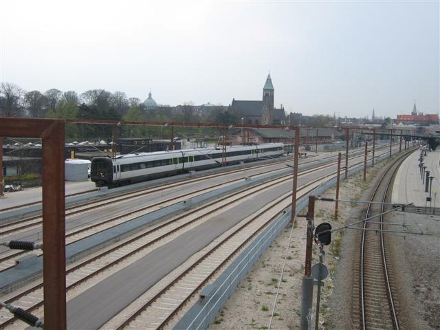 Eine Öresuntog abgestellt in Österport