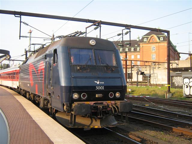 Unsere Zuglok bis Padborg vor dem CNL
<br />nach München