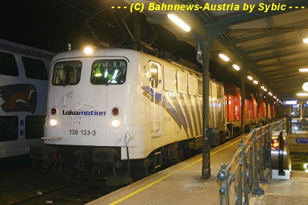 Während des Aufenthaltes im Bahnhof Hütteldorf