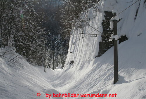 Ein bisschen viel Schnee