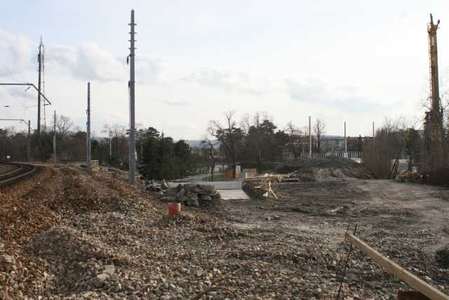 Ungefähr hier wird die Schleife von der FJB abzweigen