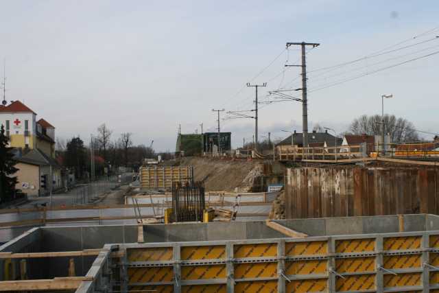 Blick in die andere Richtung ebenfalls bei der Abzweigung