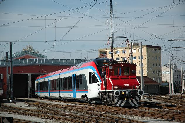 Fototermin mit der BLB ET 131 bei der SLB.